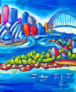 Sydney Harbour Bridge Art Diamond Painting