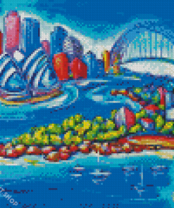 Sydney Harbour Bridge Art Diamond Painting