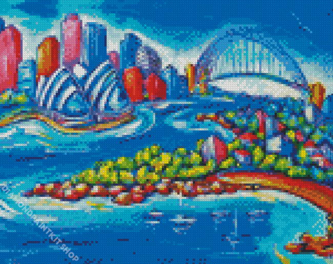 Sydney Harbour Bridge Art Diamond Painting