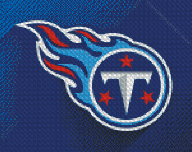 Tennessee Titans logo Diamond Painting
