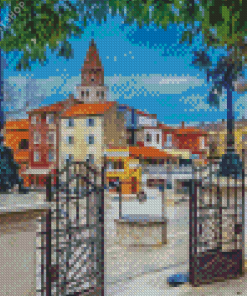 The Five Wells Square Zadar Diamond Painting