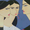 Three Women Diamond Painting