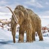 Woolly Mammoth In Snow Diamond Painting