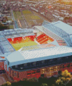 Anfield Liverpool Stadium Diamond Painting