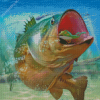 Bass Fish Diamond Painting