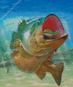 Bass Fish Diamond Painting