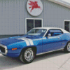 Blue 1971 Plymouth Gtx Diamond Painting