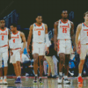 Clemson University Basketball Team Diamond Painting