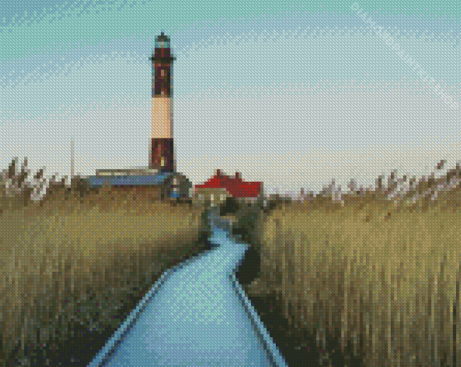 Fire Island New York Lighthouse Diamond Painting