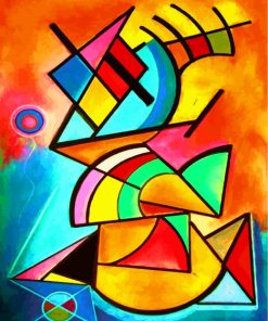 Geometric Abstract Art Diamond Painting