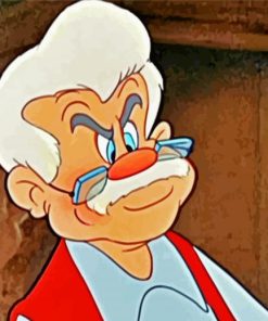 Geppetto Cartoon Diamond Painting