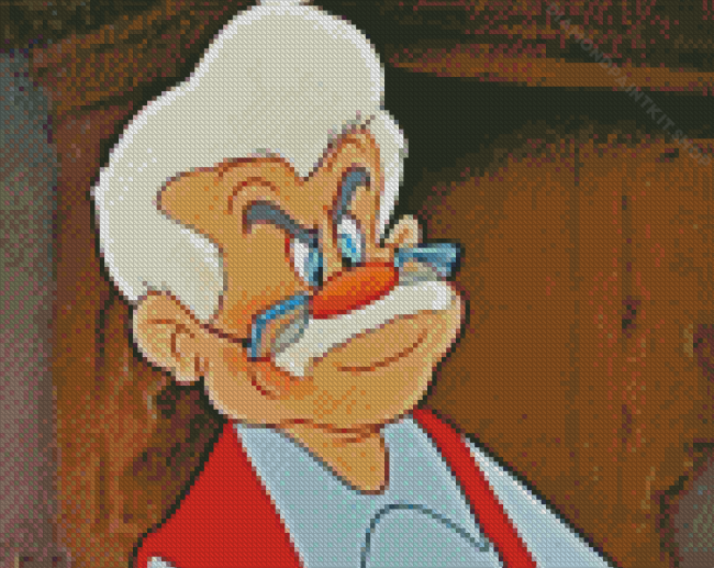 Geppetto Cartoon Diamond Painting