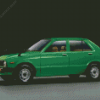 Green Daihatsu Classic Diamond Painting