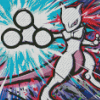 Mewtwo Art Diamond Painting