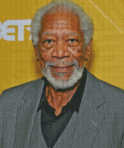 Morgan Freeman Actor Diamond Painting