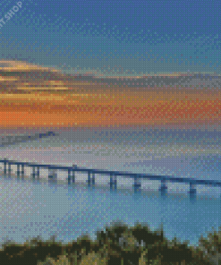 Sea Bridge Diamond Painting