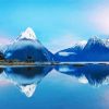 Snowy Mountains Fiordland Diamond Painting