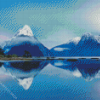 Snowy Mountains Fiordland Diamond Painting