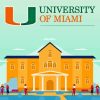 University Of Miami Poster Diamond Painting