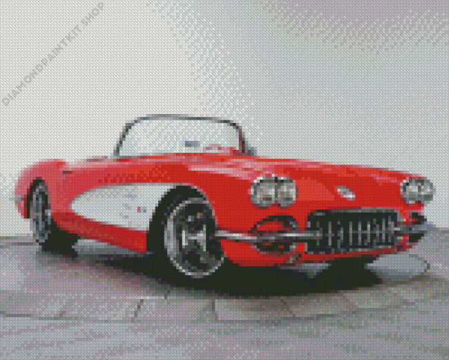 1958 Chevrolet Corvette Painting