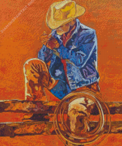 Abstract Cowboy Art Diamond Painting