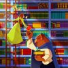 Beauty And The Beast Library Diamond Painting