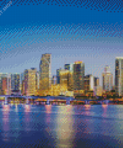 Biscayne Skylines Diamond Painting