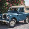 Blue Vintage Land Rover Diamond Painting