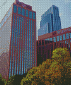 Buildings In Omaha City Diamond Painting