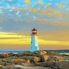 Canada Peggys Cove Lighthouse Diamond Painting