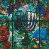 Chagall Window Stained Glass Diamond Painting