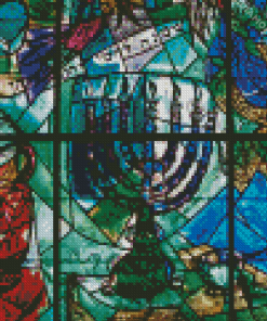 Chagall Window Stained Glass Diamond Painting