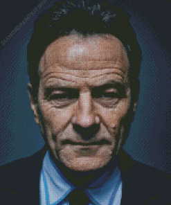 Close Up Actor Bryan Cranston Diamond Painting