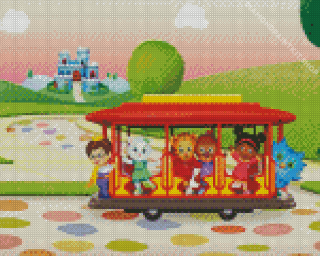 Daniel Tiger Diamond Painting