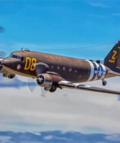 Douglas C-47 Skytrain Diamond Painting