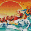 Dragon Boating Art Diamond Painting