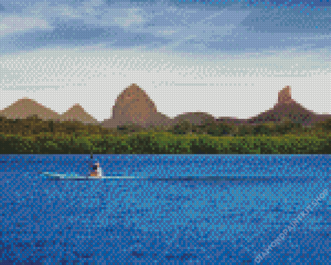 Glass House Mountains Diamond Painting