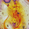 Golden Frieza Diamond Painting