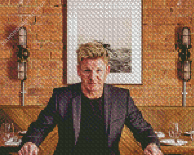 Gordon Ramsay Chef Diamond Painting