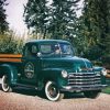 Green Classic Truck Diamond Painting