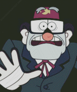 Angry Grunkle Character Diamond Painting