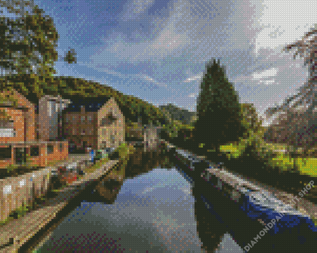 Hebden Bridge Canal Diamond Painting