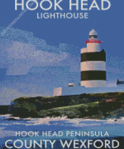 Hook Lighthouse Ireland Poster Diamond Painting