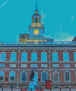 Independence Hall Philadelphia Diamond Painting