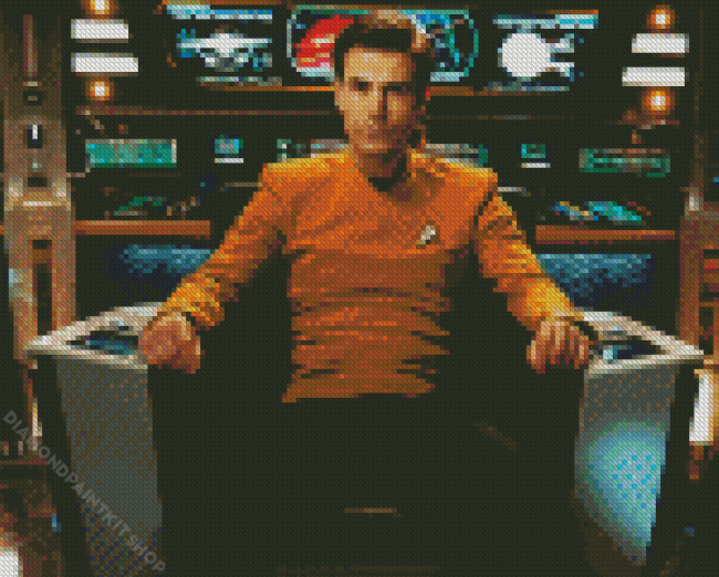 James T Kirk Star Trek Diamond Painting