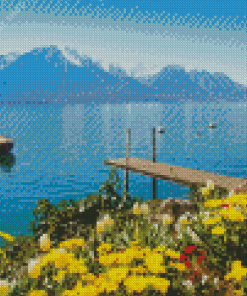 Lake Geneva Landscape Diamond Painting