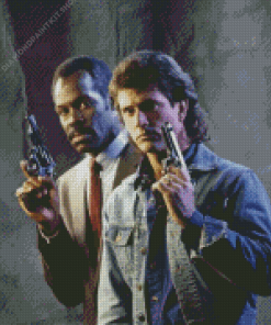 Lethal Weapon Characters Diamond Painting