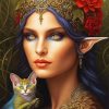 Magic Cat And Elf Diamond Painting