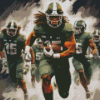 Michigan State Spartans Players Diamond Painting