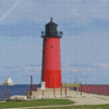Milwaukee Pierhead Lighthouse In Wisconsin Diamond Painting